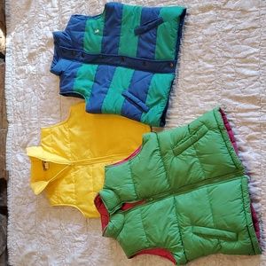 💥 3 Women's Vests sz M Big Chill J.J. Basics Diamonds Winter Vest